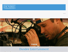Tablet Screenshot of dundeeentertainment.com